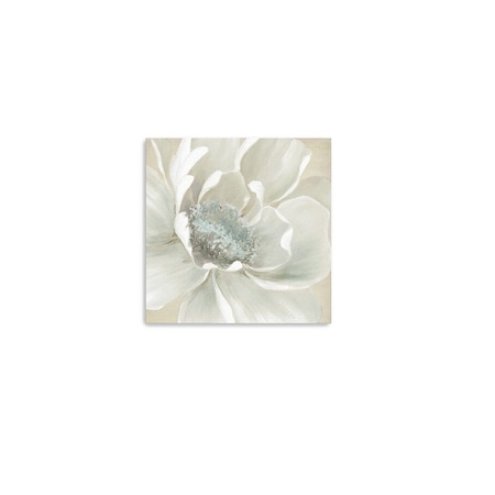 Homeroots Soft Winter Flower Unframed Print Wall Art 398847