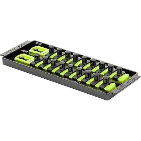 Ernst Manufacturing Socket Organizer, Yellow, 3 5/8" D 8562HV