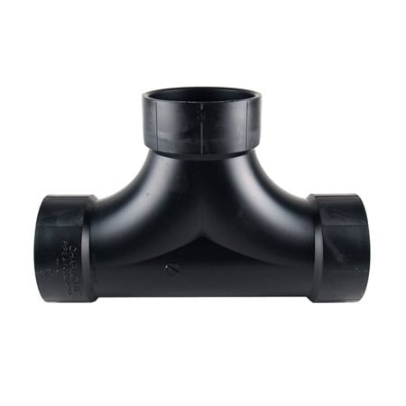 Charlotte Pipe And Foundry 3" 2Wy Clean Out Tee ABS 00448 0600HA