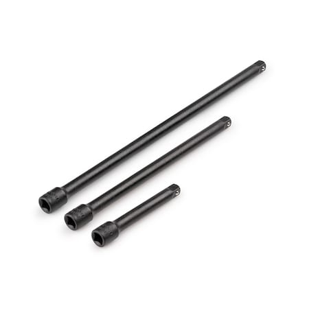 Tekton 1/4'' Drive Impact Extension Set, 3-Piece, 3, 6, 9'' SIA90000