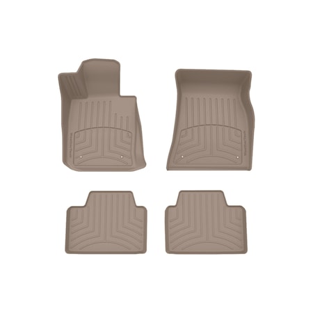 Weathertech Tan, Front and Rear FloorLiner HP 451530-1-2IM