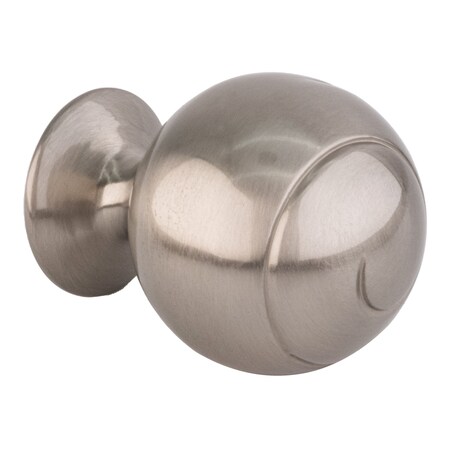 Brixwell Transitional Cabinet Knob For Kitchen And Home Hardware 1-9/16 in Dia Satin Nickel BXB28339G10