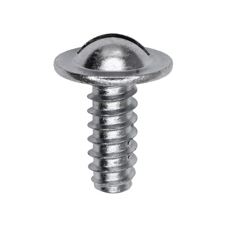 Auveco 1/4in x 5/8in Slotted Round Washer Head Screw Zinc, 100PK 8249