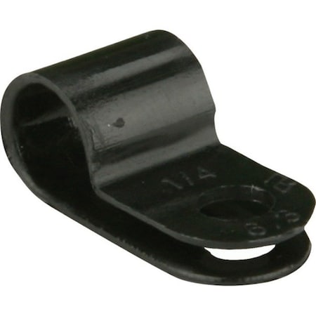 Install Bay Cable Clamp, 1/4 in Bundle Dia., Black, 3 in L, 100 PK BCC14