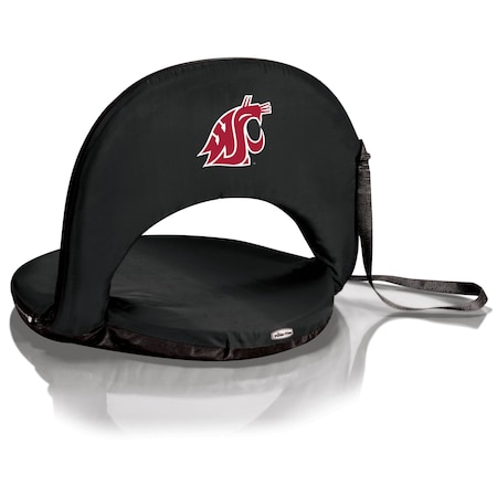 Picnic Time Family Of Brands NCAA Washington State Cougars Oniva Stadium Seat - Reclining Bleacher Seat with Back Support 626-00-179-634-0