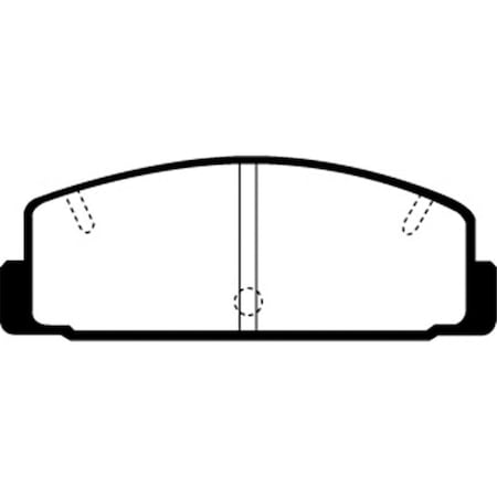 Backseat Yellowstuff Rear Brake Pads for 03-04 Mazda Protege 2.0 Turbo BA3293156