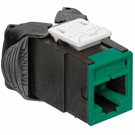 Leviton 1-PORT MOD JACK 110 8W8P UTP 6AUJK-RV6