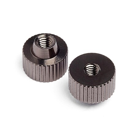 Hpi Racing M3 x 9 x 7 mm Thumbscrew Blitz E-Firestorm Spare Parts, Black - 2 Piece HPI86969