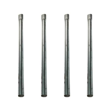 Mytee Products 54in Crimped Pipe Stake for Flatbed Trailer Hauler, 4PK PS54x4
