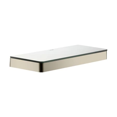 Axor Universal SoftSquare Shelf 12" in Polished Nickel 42838830