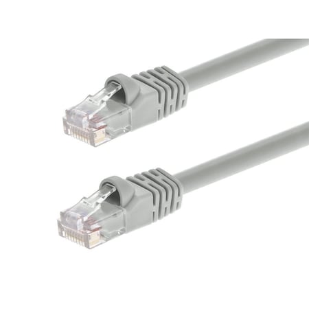 Monoprice Cat6 Bare Copper Ethernet Cable, Gray, 3ft 2375
