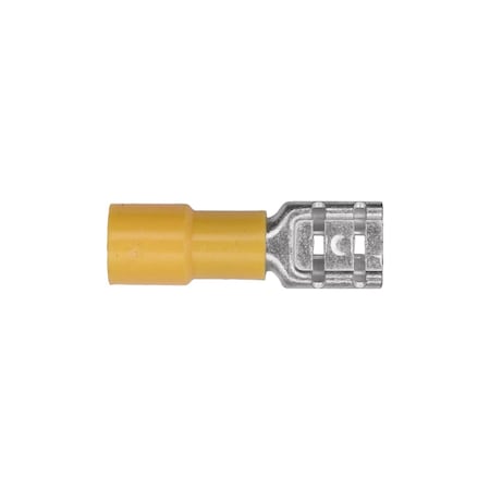 Auveco Bulk Solderless Term 1/4in Female Quick Connector 12/10 Gauge, 25PK 12157
