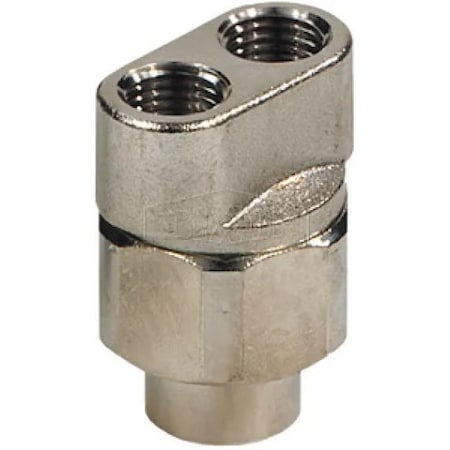 Dixon Change Over Nozzle Holder, 1/4 in Nominal, Female End Style, SS, Domestic AL416
