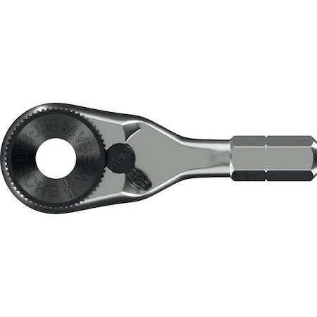 Wera 8011 Zyklop Mini 4 Bit ratchet, 1/4 in, 1/4 in x 50 mm 5003662001