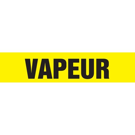 Accuform FRENCH PIPE MARKER VAPEUR LANGUAGE CRPK667STB