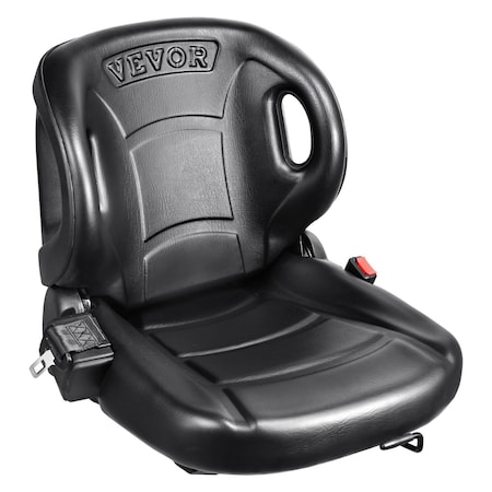 Vevor Universal Forklift Seat Wrap-around Forklift Seat Adjustable Back Seatbelt TY-B28-1