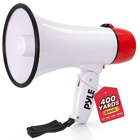 Pyle 20W Megaphone Bullhorn PMPRA213WHI