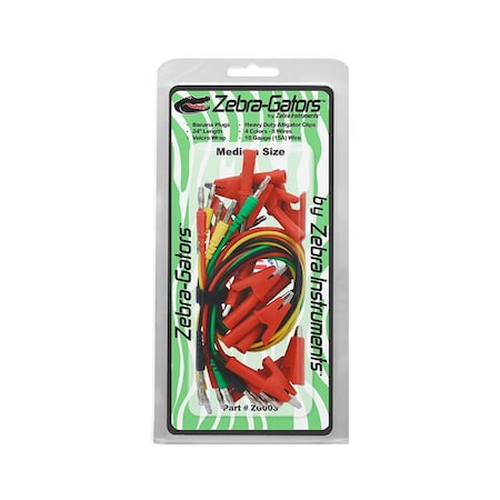 Zebra Instruments Med Zebra-Gator 8 24In Jmpr Wires 15A ZG003