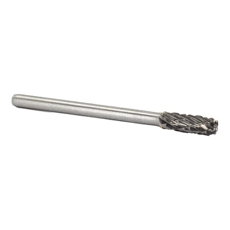 Drill America 3/16"x1/2" Cylindrical Carbide Burr 1/8" Shank DULSC53