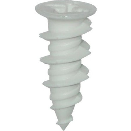 Dottie Screw Anchor, 1" L, Nylon, 100 PK WD6N