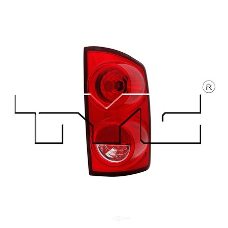 Tyc Capa Certified Tail Light Assembly 11-6242-00-9