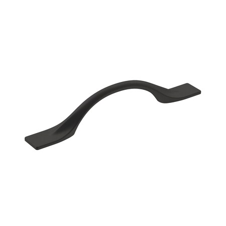 Amerock Uprise 3-3/4 in 96 mm Center-to-Center Matte Black Cabinet Pull BP36917FB