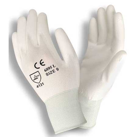 Cor-Touch Gloves, 13 Ga, White PU Palm Coating, PK12 6895CL