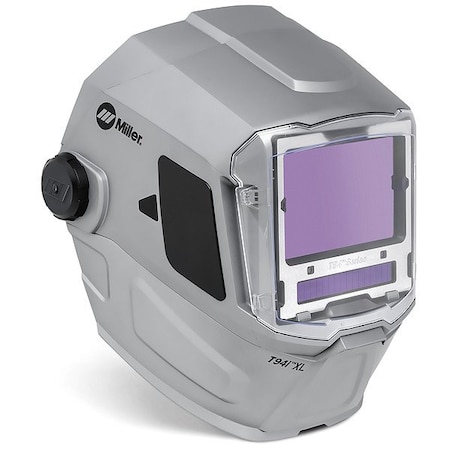 Miller Electric Welding Helmet, Silver, 26" Max Head Dia. 287768