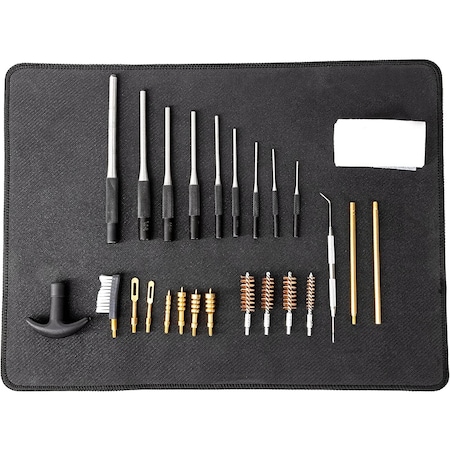 Neiko Pistol Cleaning Kit, 9mm, 22, 357, 38, 45, Hand Gun Cleaning Kit 02641A