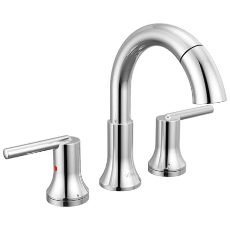 Delta Trinsic Two Handle Widespread Pull-Down Bathroom Faucet In Chrome 3559-PD-DST