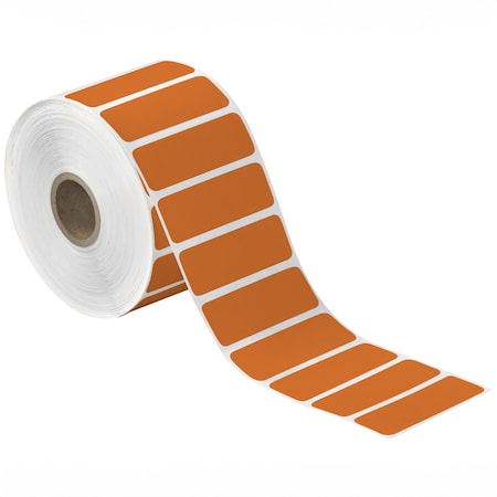 Tape Logic 2 1/2 x 1in Orange Desktop Direct Thermal Label, 18PK THD324