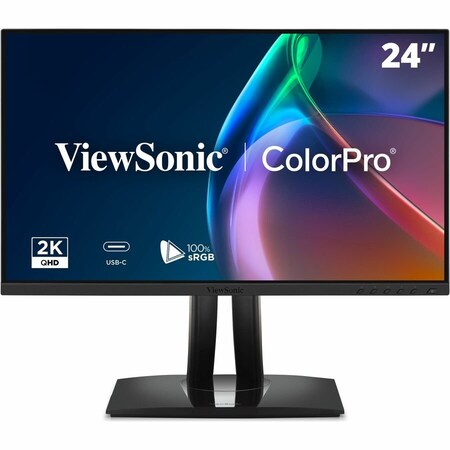 Viewsonic 24IN COLORPRO 1080P IPS MONITOR WITH USB-C, DISPLAYPORT, HDMI, USB-A, ERGONOMIC, VP2456A