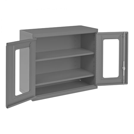 Durham Mfg Wall Mounted Storage Cabinet, 2 Shelves 071CV-95