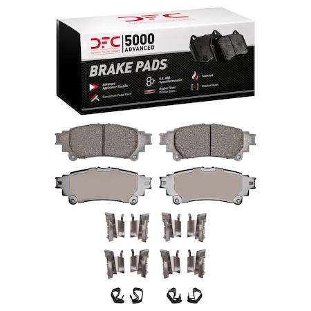 Dfc 5000 Advanced Disc Brake Pad Set,  1551-1391-12