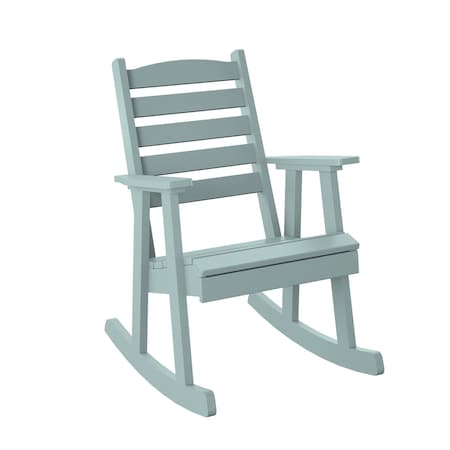 Polybird SLAT BACK ROCKING CHAIR. SAGE POLYBIRD P77