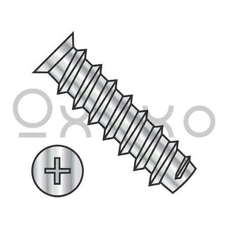 Oxoxo M6.3X7.5 Metric Phil Flat 7.0-7.3HD OD European Drawer Slide Screw Full Thd Bright Nickel, 10000PK 580227
