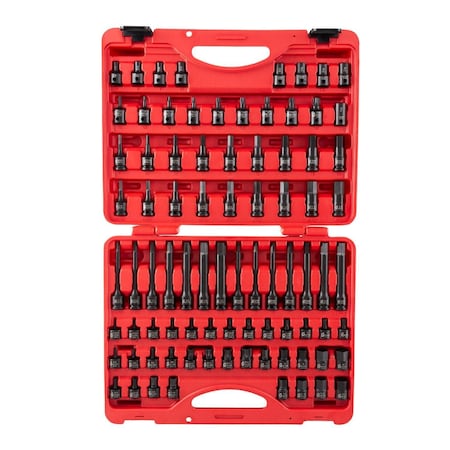 Sunex 3/8" Drive Master Hex Bit Impact Socket Set, SAE, Metric, 84 pcs 3569