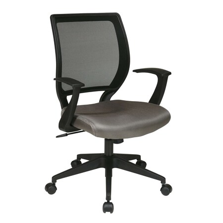Office Star Products EM Series Screen Back Task Chair, Grey EM51022N-2