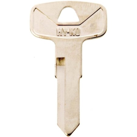 Hy-Ko Automotive Key Blank, Brass, Nickel, For: Yamaha Motorcycle Locks 11010YH38
