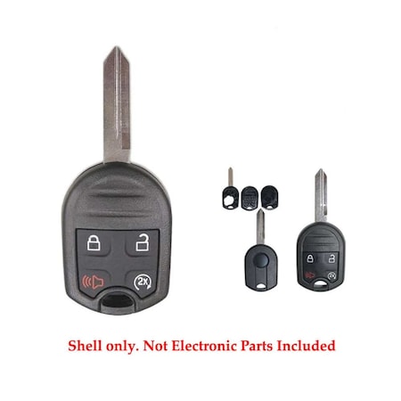 Aks Keys 2011 - 2019 Ford Remote Control Key Shell W/Remote Start 4B for FCC# CWTWB1U793 RS-FORD-21