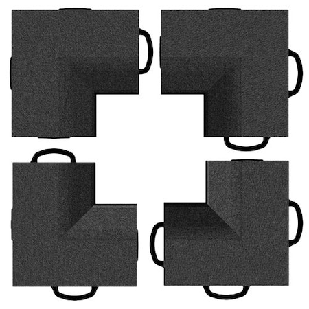 Weathertech Black, TechFloor 51BIC SET4 BK