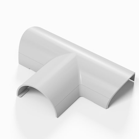 D-Line 1.18 x 0.59in White Equal Tee, 2PK US/FLET3015W-2PK