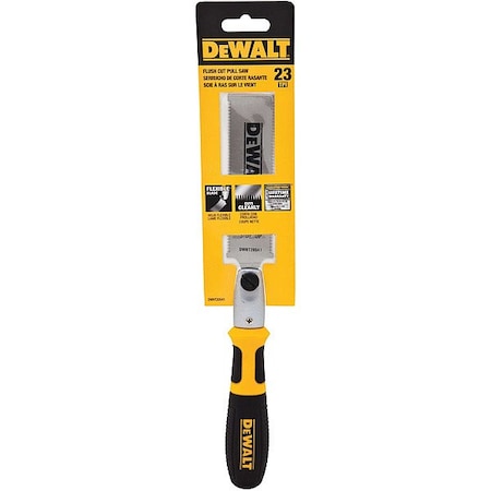 Dewalt Pull Saw, Flush Cut, 5 in DWHT20541