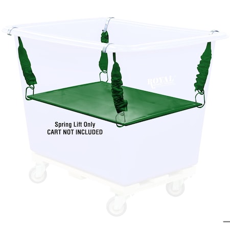 Royal Basket Trucks Cube Truck Spring Lift Kit, Green G16-EEX-PSN