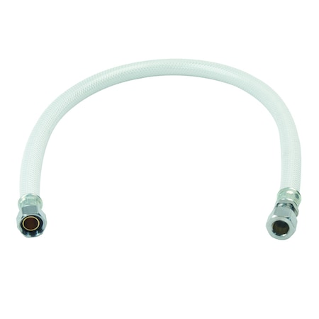 Brasscraft Speedi Plumb 3/8 in. Compression pc X 3/8 in. D Compression 20 in. Vinyl Supply Line PSB177