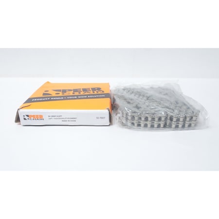 Peer NICKLE PLATED ROLLER CHAIN 10FT 5/8IN DOUBLE 50-2RNP