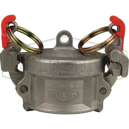 Dixon Vent-Lock Safety EZ Boss-Lock Type H Cam and Groove Dust Cap with Cam Arms, 1 in, 70DegF Ambient RLH100EZ