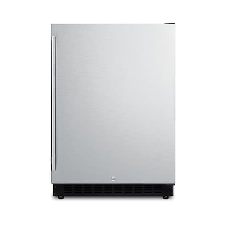 Summit 24in Wide Built-In All-Refrigerator, ADA Compliant AL54CSS