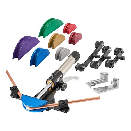 Vevor Hydraulic Tubing Bender Kit Pipe Bender Forward Reverse Color Aluminium HHW-22B