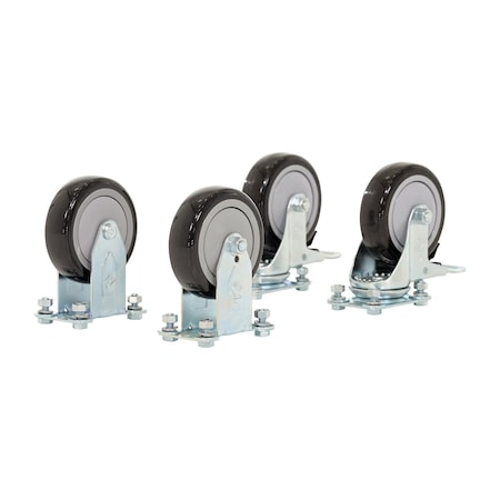 Vestil Work Platform - Fold Down Caster Option WP-CAFD